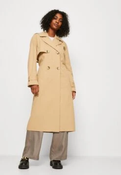 Selected Femme Slfsia - Trench - Cornstalk -Magasin Général De Mode 0130d390928e4368a61707a41195ccc0