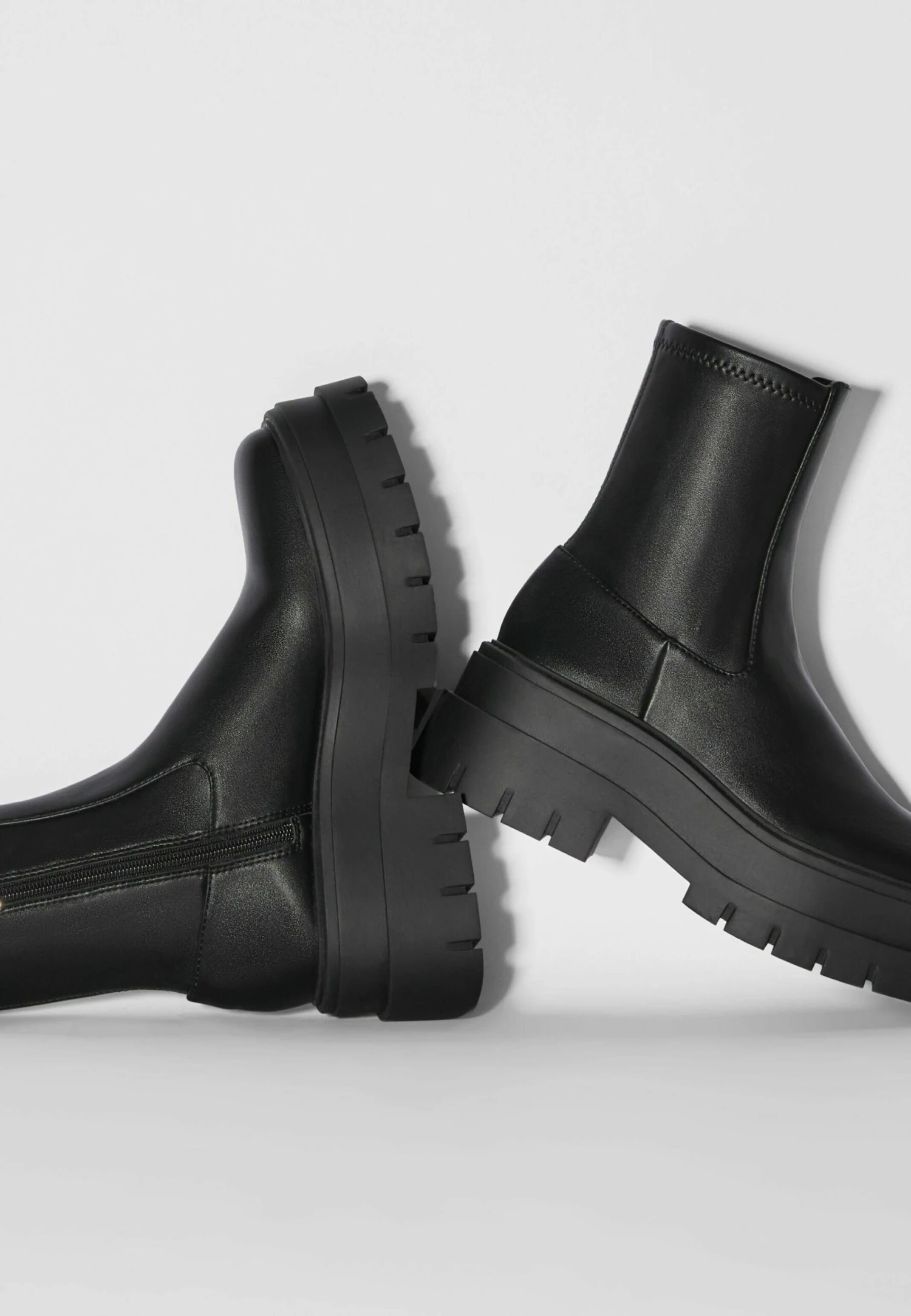 BERSHKA Bottines À Plateau - Black 6 BERSHKA Bottines À Plateau - Black – Image 4