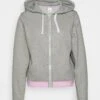 CALVIN KLEIN UNDERWEAR Hoodie Full Zip - Haut De Pyjama - Grey Heather/Pale Orchid -Magasin Général De Mode 0e636892e4624f058dde538d00aae336
