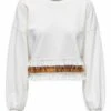 Onlfilippa Only - Sweatshirt - White -Magasin Général De Mode 0eeb34ff83ae4074b55feca31f51212d
