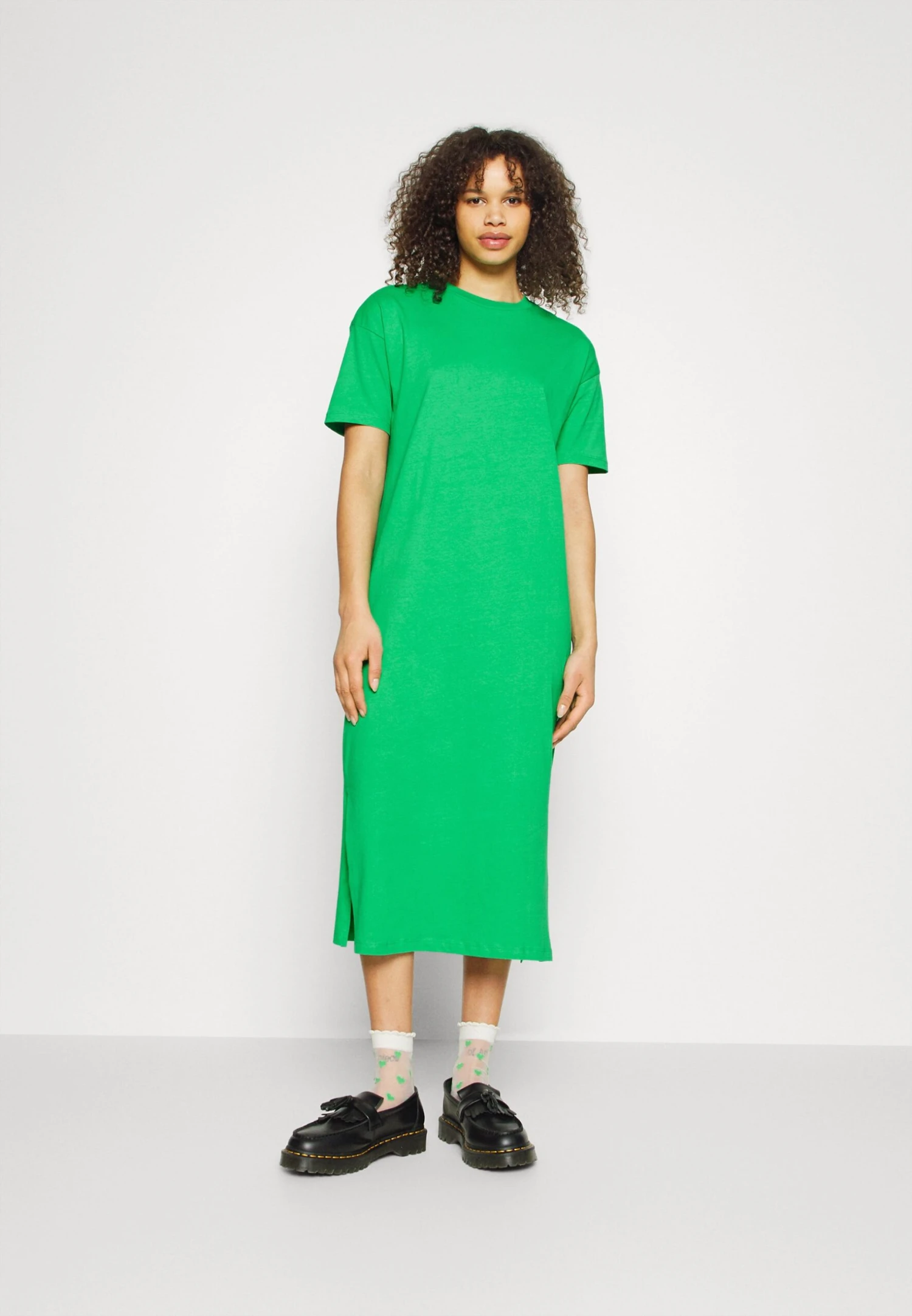 Vero Moda Tall Vmmolly Calf Dress - Robe En Jersey - Bright Green 3 Vero Moda Tall Vmmolly Calf Dress - Robe En Jersey - Bright Green