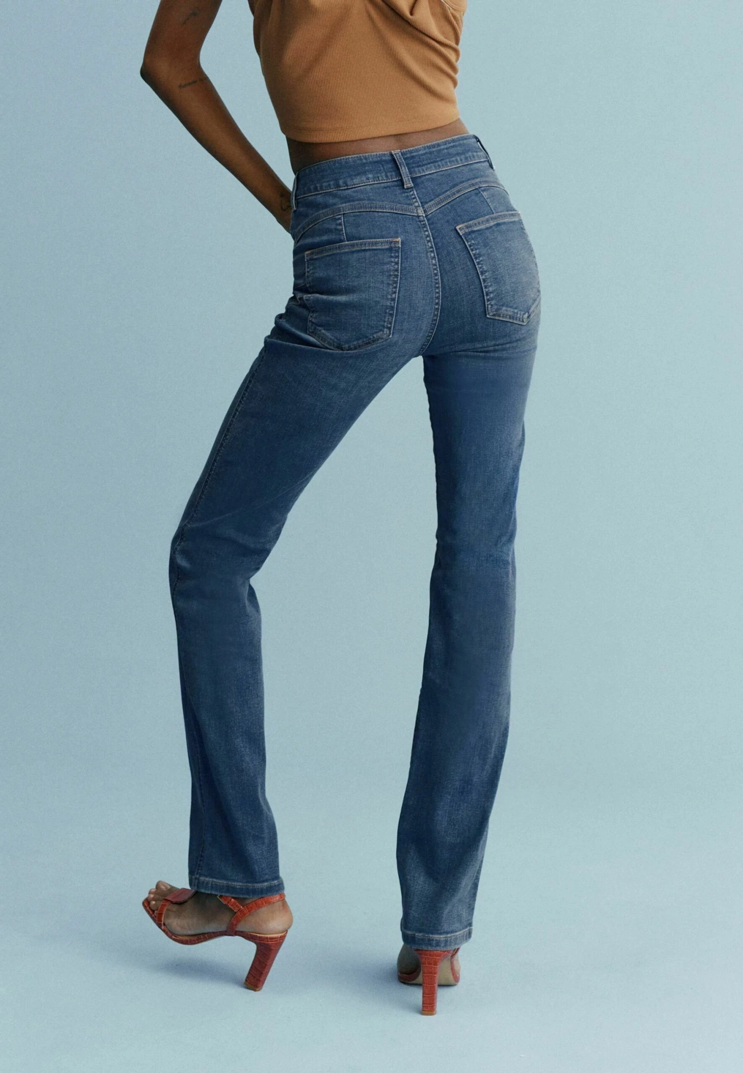 Next Push-Up Standard - Jean Bootcut - Mid Blue 5 Next Push-Up Standard - Jean Bootcut - Mid Blue – Image 3