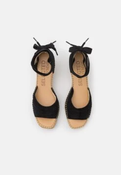 Selected Femme Slfmilla Wedge - Espadrilles - Black -Magasin Général De Mode 12e9eae85cb3405db9db1031bf999b5a