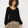 Vila Vifini V Neck - Blouse - Black