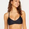 Volcom Simply Solid Vneck - Haut De Bikini - Black