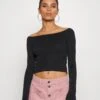Offshoulder Basic - Pullover - Black -Magasin Général De Mode 13efac4e891048a78b4f453ad6ee9556
