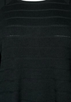 Zizzi With Tone-On-Stripes - Pullover - Black 13 Zizzi With Tone-On-Stripes - Pullover - Black -Magasin Général De Mode 14167e6a1b884bef91b9eb17e808c932