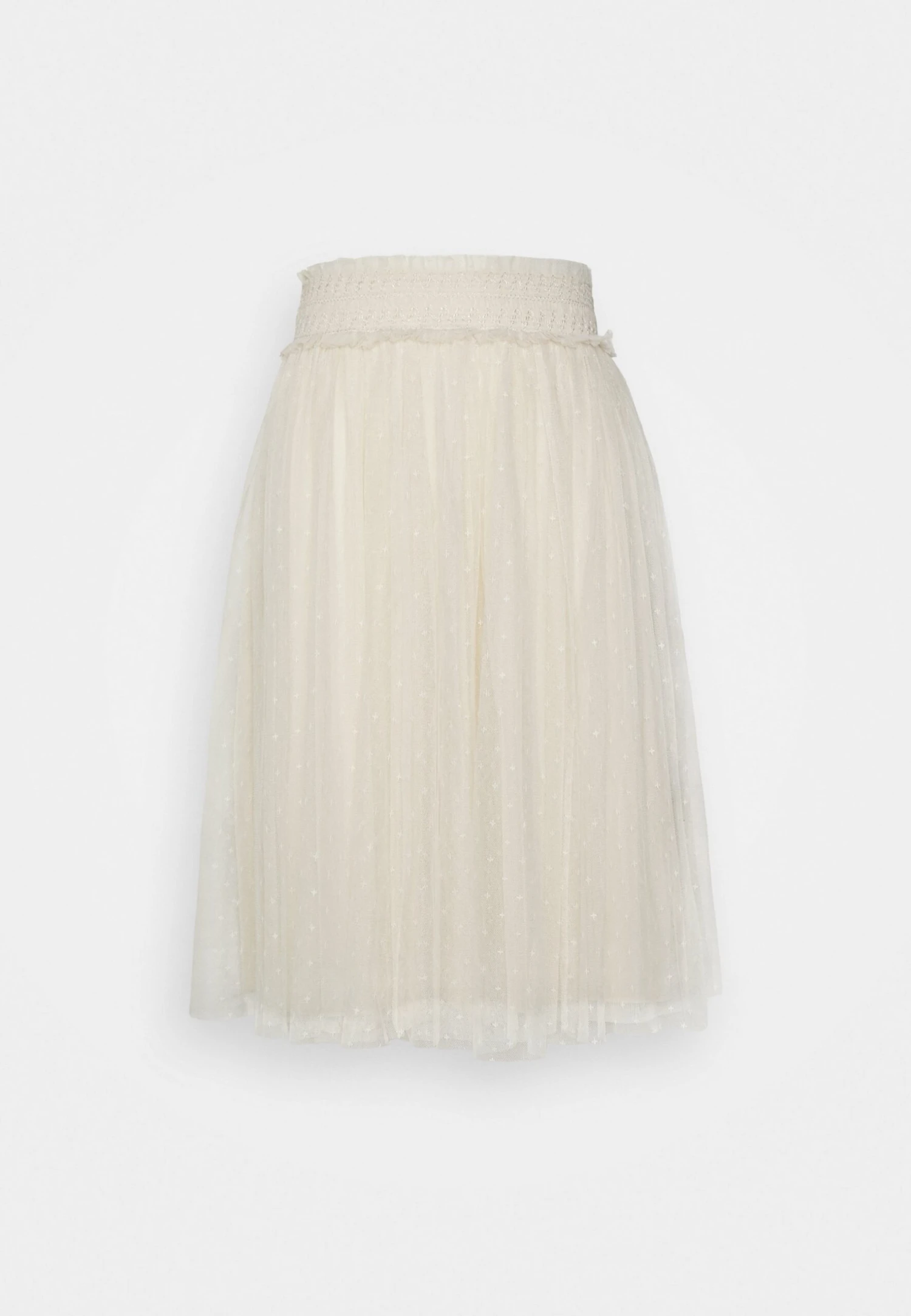 Needle & Thread Honeycomb Smocked Midi Skirt - Jupe Trapèze - Champagne 8 Needle & Thread Honeycomb Smocked Midi Skirt - Jupe Trapèze - Champagne – Image 6