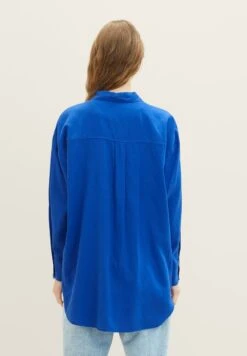 TOM TAILOR Denim Hemdbluse Mit Leinen - Chemisier - Shiny Royal Blue 10 TOM TAILOR Denim Hemdbluse Mit Leinen - Chemisier - Shiny Royal Blue -Magasin Général De Mode 17ea8b2265d7418586801af28758a7e1