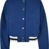 URBAN CLASSICS Oversized College Sweat - Blouson Bomber - Spaceblue