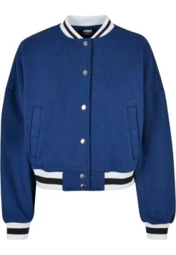 URBAN CLASSICS Oversized College Sweat - Blouson Bomber - Spaceblue