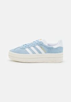 Adidas Originals Gazelle Bold - Baskets Basses - Clear Sky/Footwear White/Gold Metallic