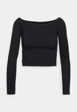 Offshoulder Basic - Pullover - Black -Magasin Général De Mode 1b3fbc791afd44cb84625a8305ac4049
