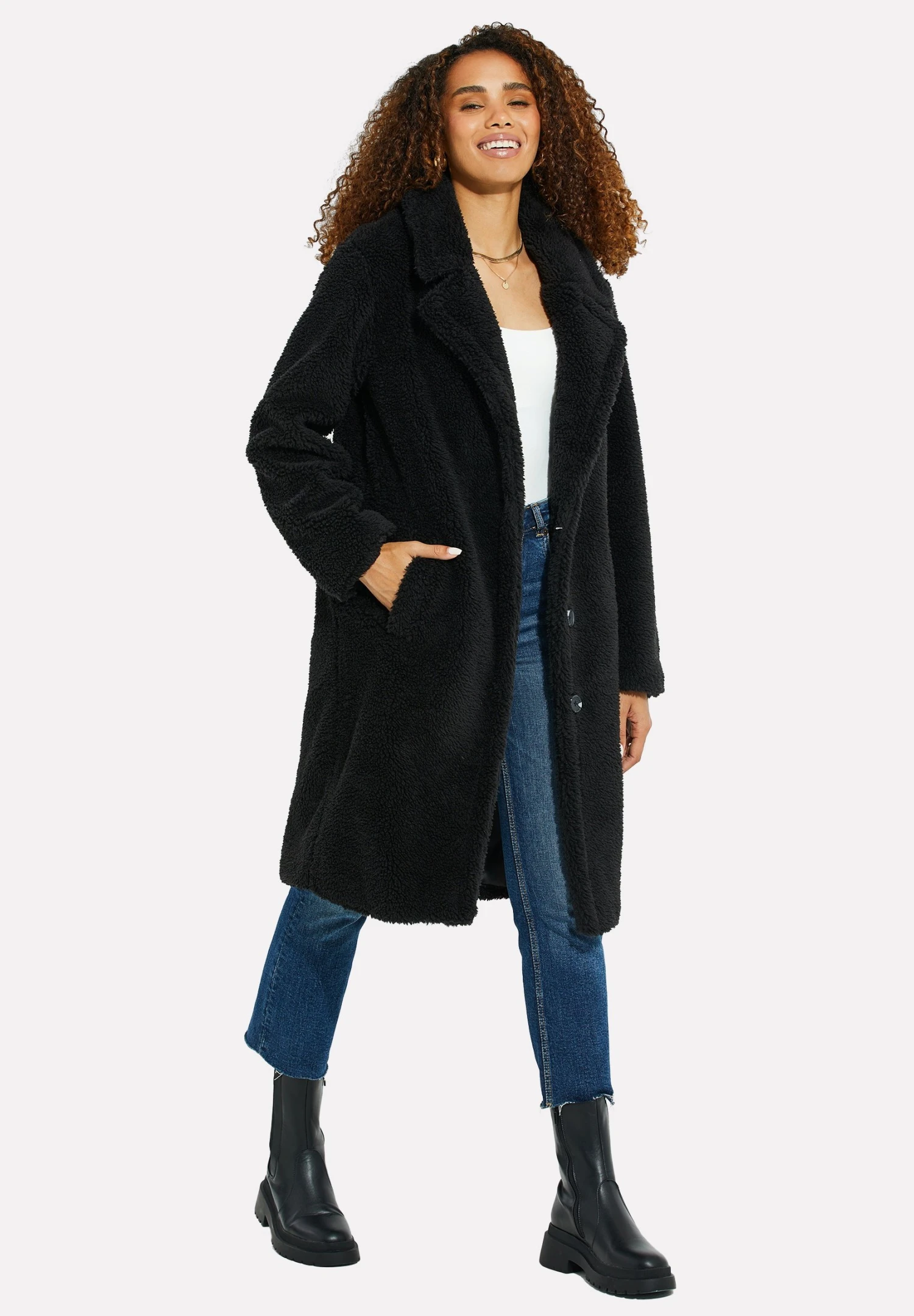 Threadbare Bear - Manteau D'Hiver - Black 4 Threadbare Bear - Manteau D'Hiver - Black – Image 2