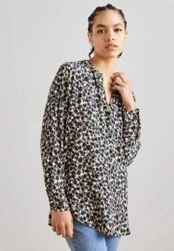 ESPRIT Henley Blouse - Blouse - Khaki Green