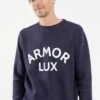 Armor-Lux Heritage Bio - Sweatshirt - Marine Deep Armorlux -Magasin Général De Mode 1c123d783c9a456bad86156314c1b02d
