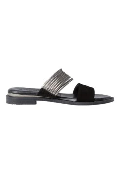 Tamaris Mules - Black Pewter -Magasin Général De Mode 1e41c1e554fc4691bb5eae0289b9aabe