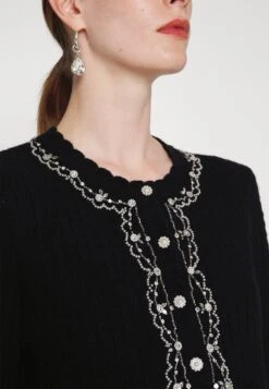 Needle & Thread Border Short Cardigan - Gilet - Black -Magasin Général De Mode 1f8c8683bb6f40af8352c865e862a63b