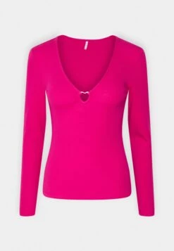 ONLY Onlaluna Heart - T-Shirt À Manches Longues - Very Berry -Magasin Général De Mode 205504a25ecc46a89b0ad7e71e48a73f