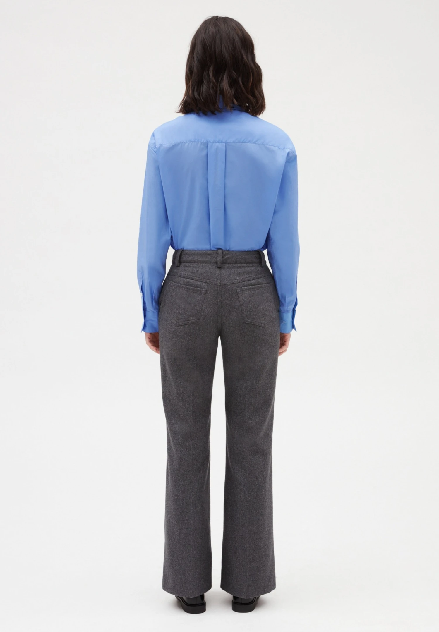 CLAUDIE PIERLOT Please - Pantalon Classique - Gris Chine 5 CLAUDIE PIERLOT Please - Pantalon Classique - Gris Chine – Image 3