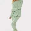 Constellations Crewneck Long - Pyjama - Khaki -Magasin Général De Mode 21a0c8505e744e128acd6e2fc703ffba