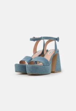 Steve Madden Paysin - Sandales À Plateforme - Blue Denim -Magasin Général De Mode 23e32a8d6ee541f68c2233632a1397d8