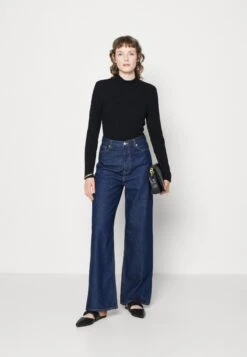 Selected Femme Slfginny High Neck - T-Shirt À Manches Longues - Black -Magasin Général De Mode 263b5fdf7034498dbcb661f391a7648c