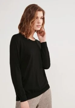 Rundhals - Pullover - Black