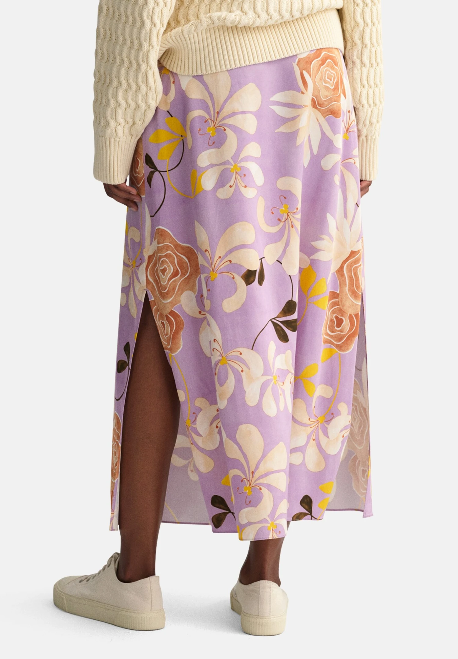 Gant Floral Print - Jupe Longue - Soothing Lilac 4 Gant Floral Print - Jupe Longue - Soothing Lilac – Image 2