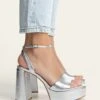 Stradivarius Chaussures De Mariée - Silvercoloured