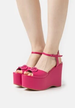 TWINSET Con Zeppa - Sandales À Plateforme - Fuxia