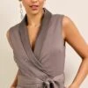Next Sleeveless Wrap Standard - Combinaison - Mink Brown 2 Next Sleeveless Wrap Standard - Combinaison - Mink Brown -Magasin Général De Mode 30645c8c4b4642a19478801a9b8b0fc7