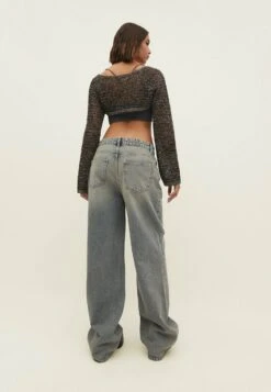 Stradivarius Baggy - Jean Flare - Dirty Denim -Magasin Général De Mode 3086b23cbc014cea82a109149b6c9f2a