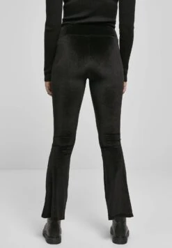 URBAN CLASSICS Ladies High Waist Velvet Boot Cut Leggings - Pantalon Classique - Black -Magasin Général De Mode 30eef801c1e3409db4ced6986057c5d1
