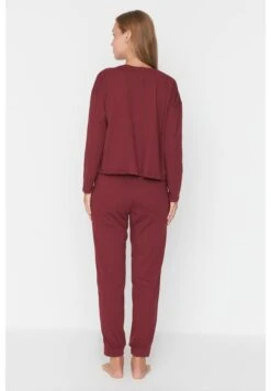 Trendyol Set - Pyjama - Burgundy -Magasin Général De Mode 321a48581c854cbd88e6fa88a35fcb22