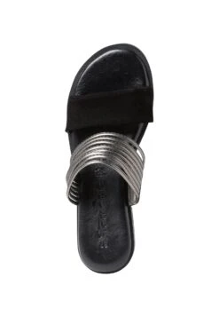 Tamaris Mules - Black Pewter -Magasin Général De Mode 343614fb9fd042ac91e90fbf46af351d