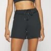Luxe Raw Edge Short - Bas De Pyjama - Black 1 Luxe Raw Edge Short - Bas De Pyjama - Black -Magasin Général De Mode 343f74cb8e784df6a4cc9a55473defff