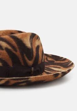 Borsalino Melousine Tigrato Cinta Cannete - Chapeau - Black/Brown -Magasin Général De Mode 3493ee79379f4822ba2c5b14e41abd74