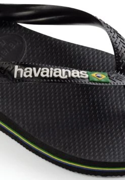Havaianas Flip Flop Brasil Logo - Tongs - Black/Black -Magasin Général De Mode 3519bba42c8f4fb4aab6db81f4cdb65f