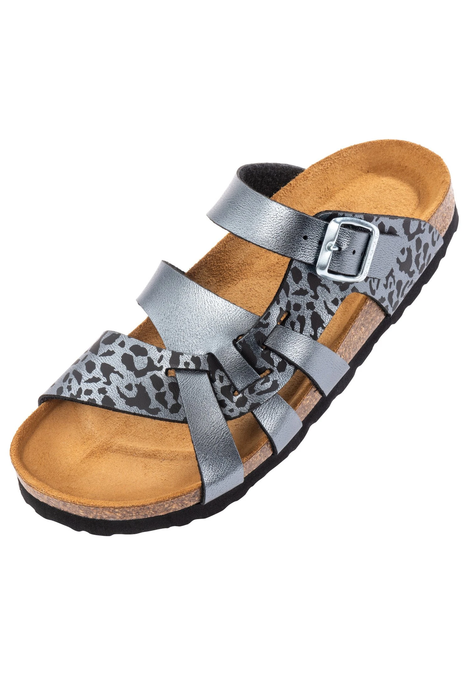 Kreta - Mules - Antra-Black Ornament 4 Kreta - Mules - Antra-Black Ornament – Image 2