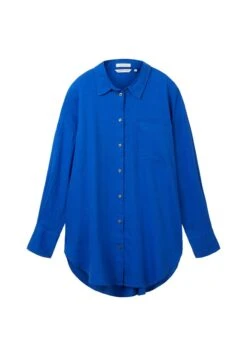 TOM TAILOR Denim Hemdbluse Mit Leinen - Chemisier - Shiny Royal Blue 13 TOM TAILOR Denim Hemdbluse Mit Leinen - Chemisier - Shiny Royal Blue -Magasin Général De Mode 36a6cb77974e4151b1e6a2c19a3ddd62