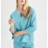DeFacto Relax Fit - Haut De Pyjama - Turquoise -Magasin Général De Mode 36e931f33c88431fb67e843c8faa519f