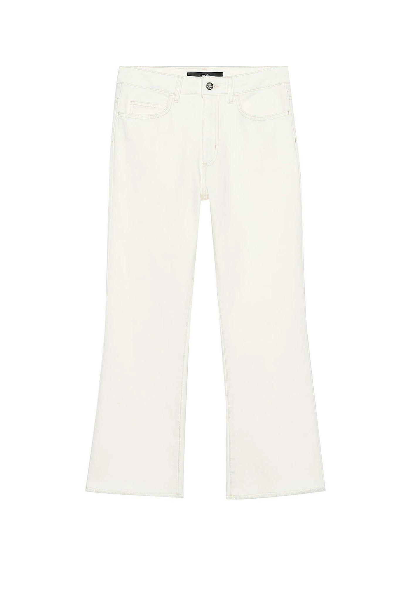 Someday Jean Flare - Off White 5 Someday Jean Flare - Off White – Image 3
