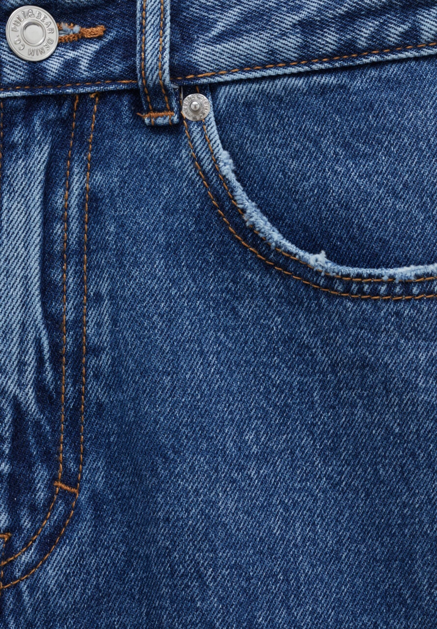 PULL & BEAR Mom Fit - Jeans Fuselé - Dark-Blue Denim 10 PULL & BEAR Mom Fit - Jeans Fuselé - Dark-Blue Denim – Image 8