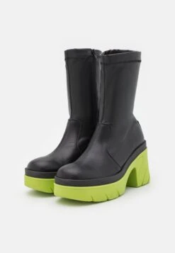 Steve Madden Georginia - Bottines À Plateau - Black/Lime -Magasin Général De Mode 39b9a74baf8d4facac5e2f8b3292afe3