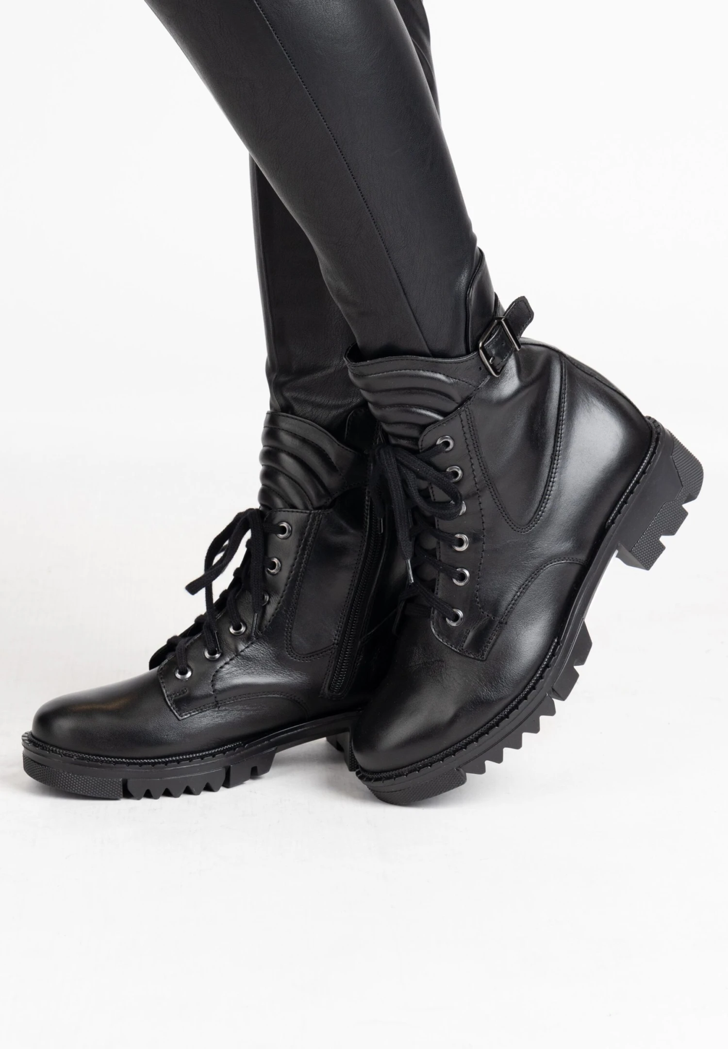 Dreimaster Bottines À Plateau - Schwarz 3 Dreimaster Bottines À Plateau - Schwarz