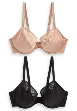 Next Detail 2 Pack Dd Non Pad Plunge - Soutien-Gorge À Armatures - Black/Nude -Magasin Général De Mode 3dce5c64fb524c35bdcdc08866a3ea53