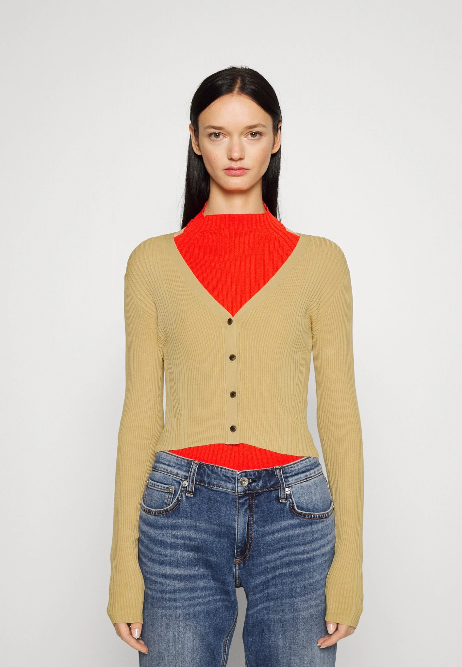 Rag & Bone Carrie Cardigan - Gilet - Khaki 3 Rag & Bone Carrie Cardigan - Gilet - Khaki