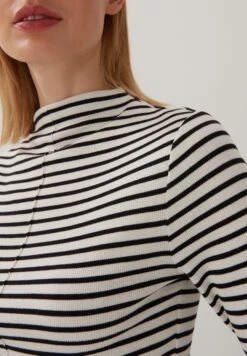 Someday Langarmshirt Keeli Stripe - T-Shirt À Manches Longues - Black -Magasin Général De Mode 40f715d203b24aeea73a2d00f99fa74a