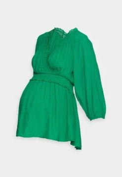 Mamalicious Mlpeace Tess Top - Blouse - Fern Green